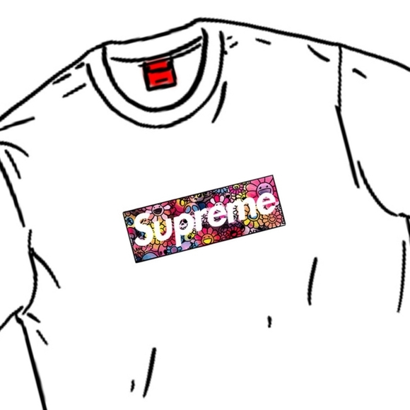 SUPREME | takashi murakami covid 19 relief box tee logo - Picture 6 of 8